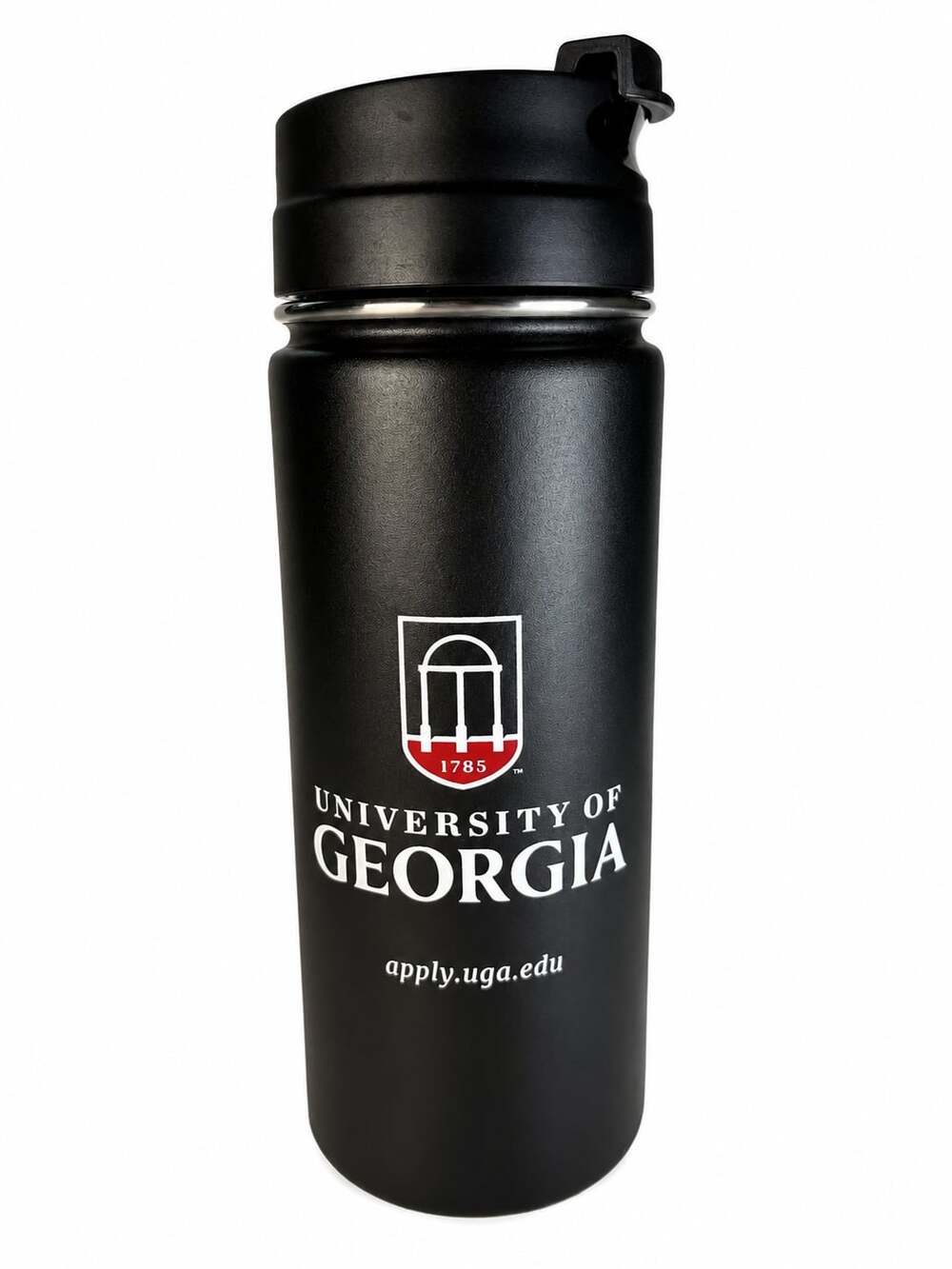 University of Georgia 16 oz Insulated Stainless Steel Water Bottle with Flip-Top